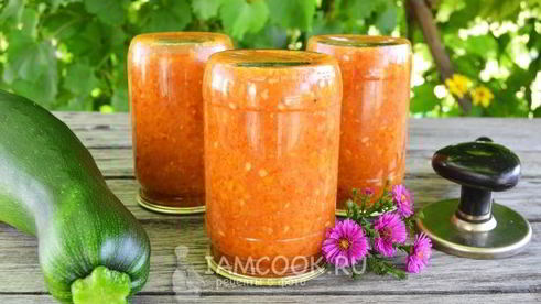 кабачковая икра на зиму через мясорубку
