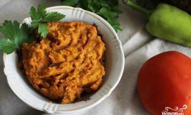 Кабачковая икра с рисом