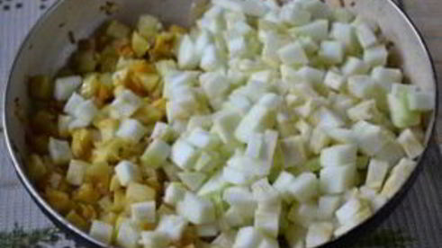 кабачковая икра с яблоками на зиму