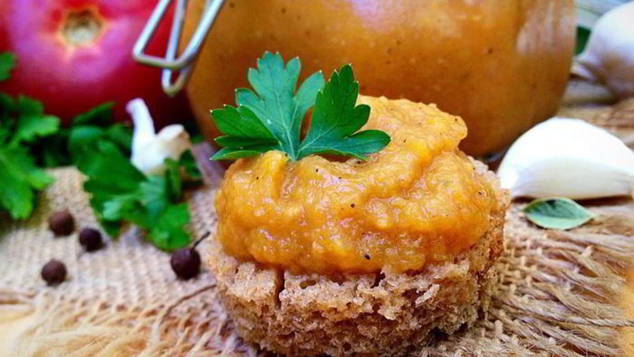 Рецепт кабачковой икры, запеченной в рукаве