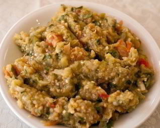 Овощная икра из баклажанов