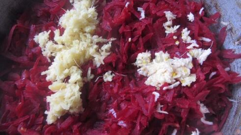 свекольная икра с имбирем