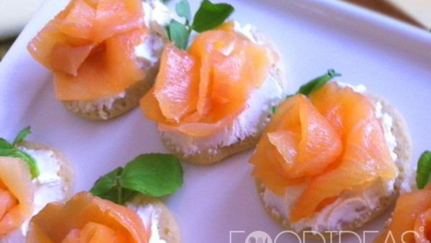 Рецепт канапе с рыбой