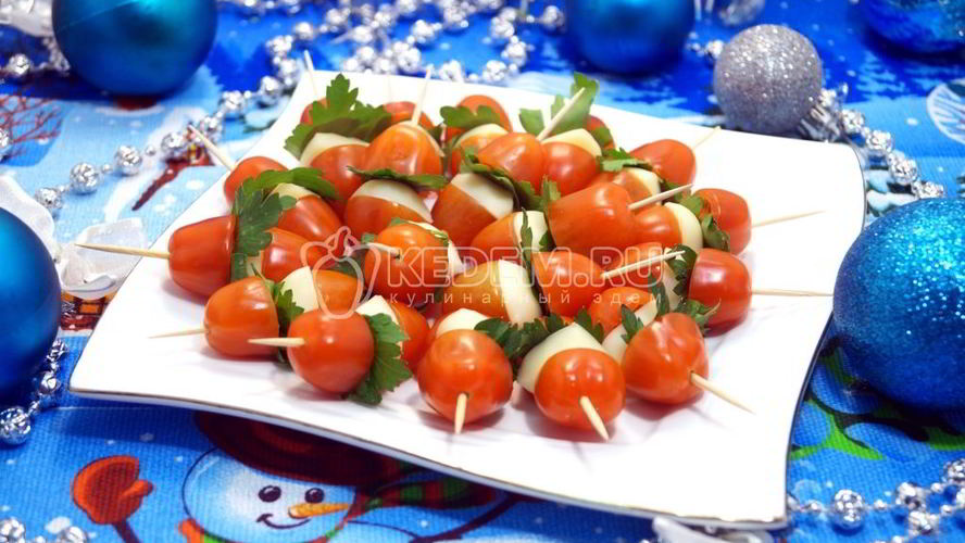 Рецепт канапе с сыром