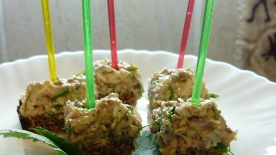 Рецепт закуски рыбные канапешки