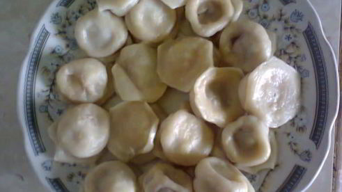 жареные пельмени канапе