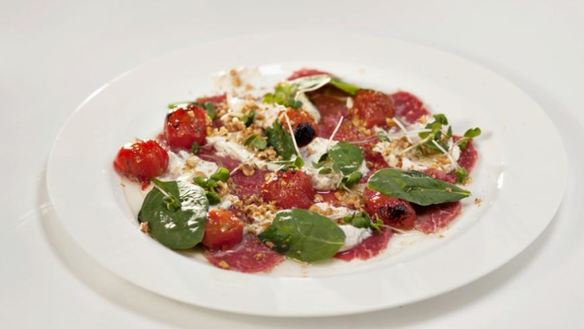 Рецепт Карпачча из говядины с рикоттой