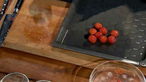 карпаччо из говядины с рикоттой