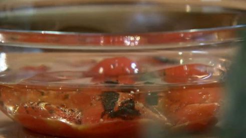 карпаччо из говядины с рикоттой