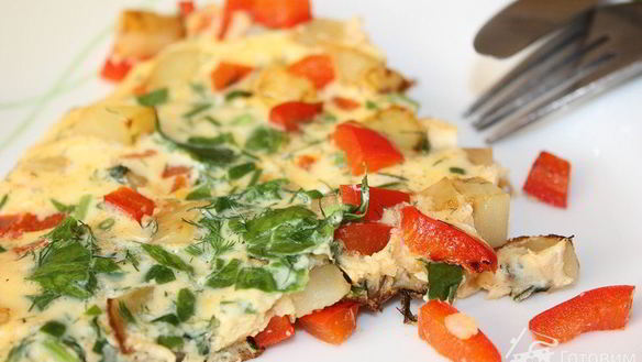 Рецепт Картофельно-овощной тортилья