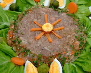 Холодец из говяжьих ног