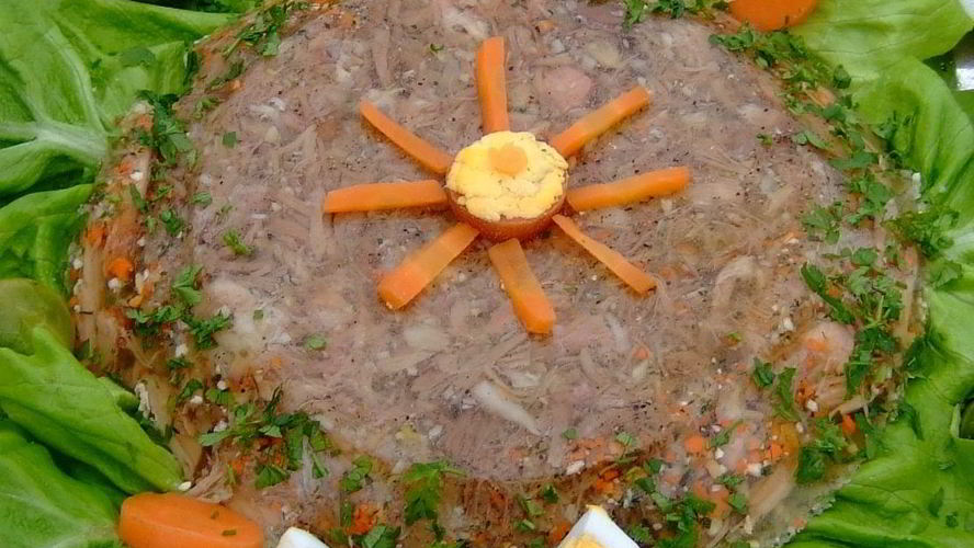 Рецепт холодца из говяжьих ног