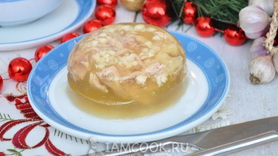 Рецепт холодца из курицы в мультиварке