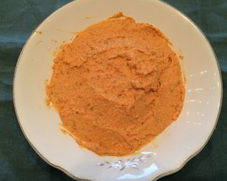 Хумус с печеным перцем