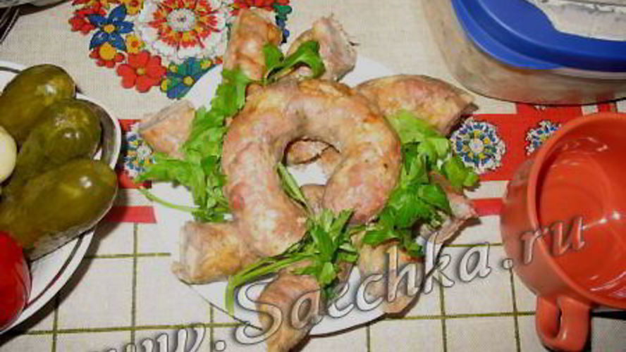 Рецепт колбасы домашней