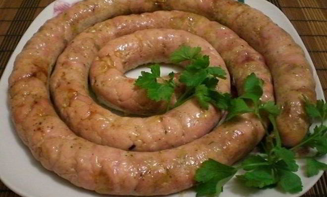 Колбаса из индейки