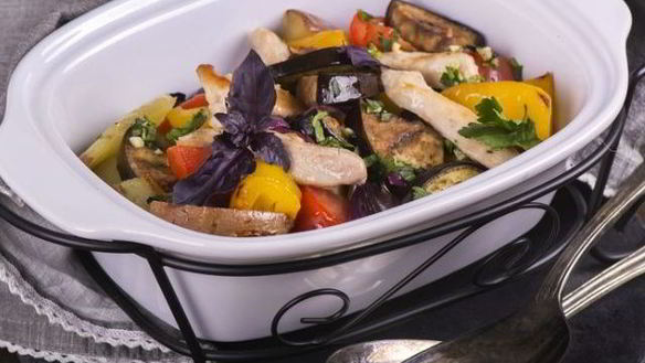 Рецепт Легкого аджапсандала с курицей