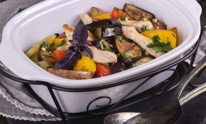 Легкий аджапсандал с курицей