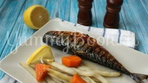 маринованная жареная скумбрия