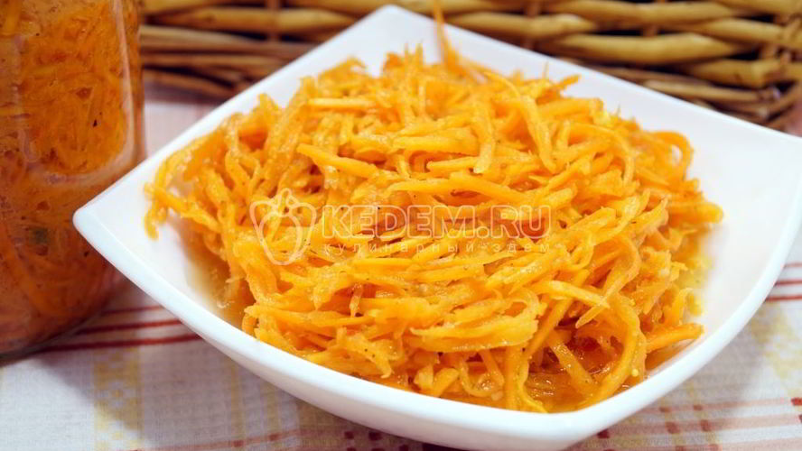 Рецепт моркови по-корейски на зиму