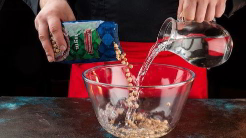 низкокалорийный хумус