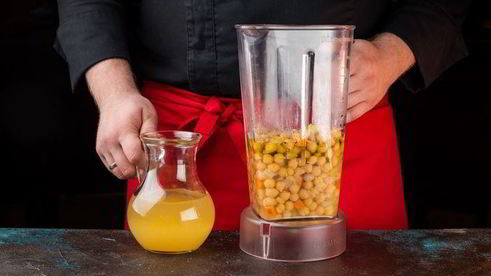 низкокалорийный хумус