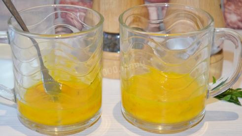 диетический омлет в микроволновке