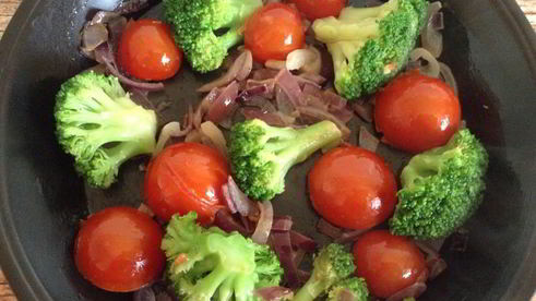 фриттата с брокколи