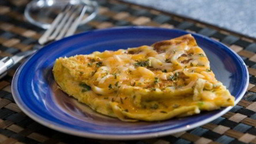 Рецепт фриттаты с фетой, цукини и мятой