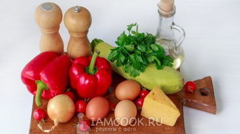 фриттата с овощами