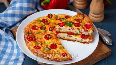 фриттата с овощами