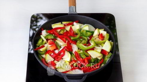 фриттата с овощами