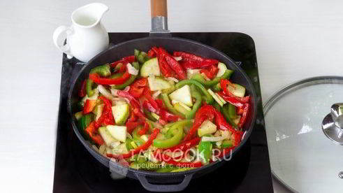 фриттата с овощами