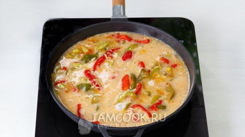 фриттата с овощами