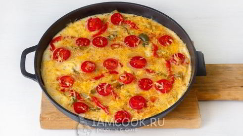 фриттата с овощами