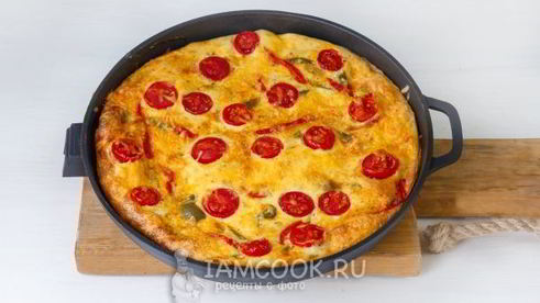 фриттата с овощами