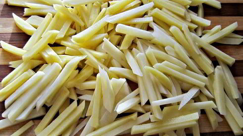 грибная фриттата с картофелем и луком-пореем