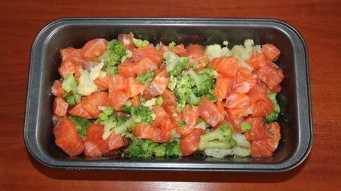 итальянская фриттата — рыбный омлет с овощами