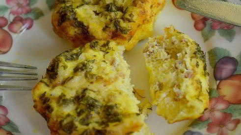 мини-фриттата на завтрак