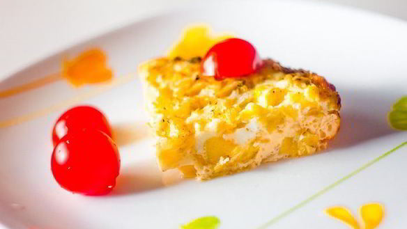 Рецепт Омлета Доброе утро с картофелем, перцем и цукини