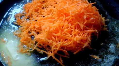 омлет морковный