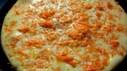 омлет морковный