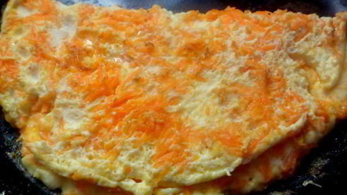 омлет морковный