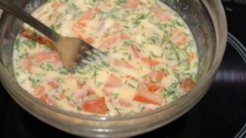 омлет на пару в микроволновке