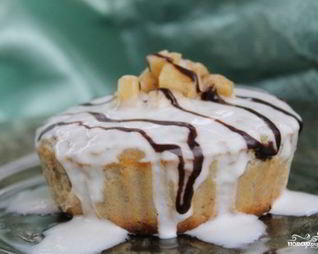 Омлет с бананом