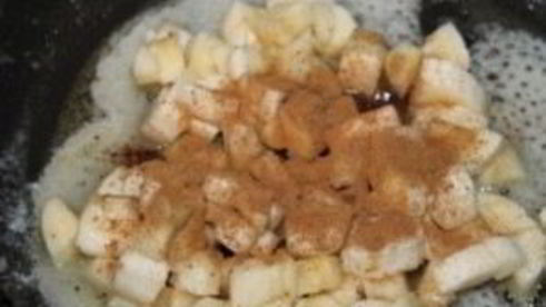 омлет с бананом