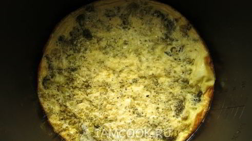 омлет с брокколи в мультиварке