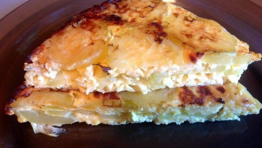 Рецепт омлета с кабачками в духовке