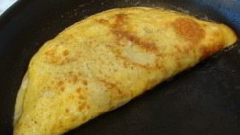 омлет с куриным филе