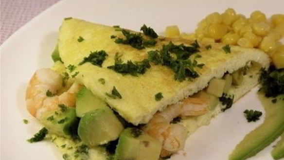 Рецепт Омлета с морепродуктами